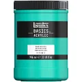 Liquitex BASICS Acrylic Paint, 946ml jar, Bright Aqua Green