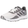 adidas Junior S2G Spikeless Golf Shoes, Footwear White/Grey Four/Grey Six, 5.5 US Unisex Big Kid