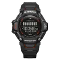 Casio Men's G-Shock Move GBD-H2000 Series, Multisport (Run, Bike, Swim, Gym Workout), GPS + Heart Rate Watch, Quartz Solar Assisted Watch, Black/Red, GBD-H2000-1ACR