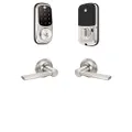 Yale Security B-YRD226-ZW-VL-619 Yale Assure Lock Z-Wave Valdosta Works with Ring Alarm, Smartthings, and Wink Smart Touchscreen Deadbolt with Matching Lever, Satin Nickel