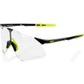 100% Hypercraft Sport Performance Sunglasses - Sport and Cycling Eyewear (Gloss Black - Photochromic Lens)