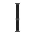 Fossil Men Apple Stainless Steel Interchangeable Watch Band Strap, Color: Black (Model: S420014)
