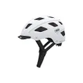 ABUS Hyban 2.0 MIPS Adult Urban Helmet, Polar White, Size L (56-61 cm)