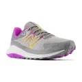 New Balance Women's DynaSoft Nitrel V5 Trail Running Shoe, Shadow Grey/Castlerock/Cosmic Rose, 9.5