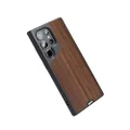 MOUS - Case for Samsung Galaxy S23 Ultra MagSafe Compatible Limitless 5.0 Walnut Superior Drop Protection (MAG-A0697-NATWAL-000-W1)