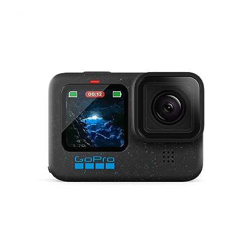 GoPro HERO12 BLACK Action Camera - 5.3K & 4K Video, HyperSmooth 6.0 Stabilization, Ultra-Wide Field of View