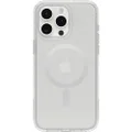 OtterBox iPhone 15 Pro MAX (Only) Symmetry Series Clear Case - STARDUST (Clear/Silver), snaps to MagSafe, ultra-sleek, raised edges protect camera & screen