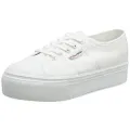 Superga Women's 2790a Cotw Fashion Sneaker, White 901 White, 8.5