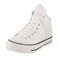 Converse Mens Chuck Taylor All Star High Street Top Sneaker Sneakers, White, 7.5 M