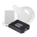 SureCall Fusion4Home Cell Phone Signal Booster for Home and Office - Verizon, AT&T, Sprint, T-Mobile 3G, 4G and LTE | Covers up to 4000 sq ft (SC-PolyH-72-YP-Kit),Fusion4Home Yagi/Panel