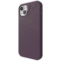 ZAGG Denali Snap iPhone 15 Plus/ 14 Plus Case - Drop Protection (16ft/5m), Dual Layer Textured Cell Phone Case, No-Slip Design, MagSafe Phone Case, Purple