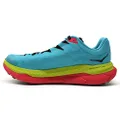 HOKA ONE ONE Mens Tecton X Textile Synthetic Scuba Blue Diva Pink Trainers 10 US
