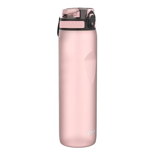 Ion8 Quench Leak Proof BPA Free Outdoors & Gym Water Bottle, 1000ml (32 oz), Frosted Rose Quartz