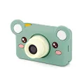 Kidamento Kids Digital Camera & Video Camcorder, Soft BPA-Free Silicone Casing, 32GB Memory Card - Model C - Mikayo The Bear