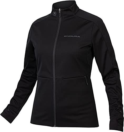 Endura Women's Windchill Cycling Jacket II - Waterproof Panels & Thermal Protection Black, XX-Large