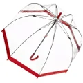 Fulton Birdcage-1 Umbrella, Stick Umbrella, Red, One Size