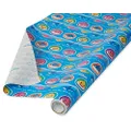 American Greetings Reversible Wrapping Paper, Baby Shark (1 Roll, 75 sq. ft.)