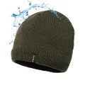 DexShell Classsic Waterproof Breathable Membrane Lining Performance Cold Weather Beanie Solo, Acrylic Outer Fleece Liner