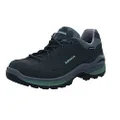LOWA Renegade GTX LO W Women's Hiking Shoes Outdoor Goretex, Black Grafite Giada 9781, 7 US