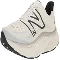 New Balance Men's Fresh Foam X More V4 Running Shoe, White/Black Metallic/Black, 11