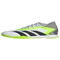adidas Predator Accuracy.3 Indoor/Futsal Shoes, White/Black/Lucid Lemon, 13