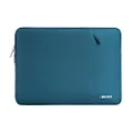 MOSISO Laptop Sleeve Bag Only Compatible with MacBook 12-Inch with Retina Display A1534 2017/2016/2015 Release, Vertical Style Water Repellent Polyester Protective Case Cover with Pocket, Deep Teal