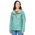 MARMOT Women's PreCip ECO Jacket | Lightweight, Waterproof Jacket for Women, Ideal for Hiking, Jogging, and Camping, 100% Recycled, Blue Agave, X-Large