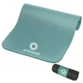 Primasol Yoga Mat, 0.4 inches (10 mm), Folding Exercise Mat, Fitness, Thick, Lightweight, Anti-Slip
