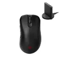 BenQ ZOWIE EC2-CW EC3-CW ​Wireless Ergonomic Gaming Mouse for Esports Enhanced Receiver 24-step Scroll Wheel Driverless Matte Black Coating (Large)