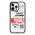 CASETiFY Impact Case for iPhone 15 Pro Max [4X Military Grade Drop Tested / 8.2ft Drop Protection/Compatible with Magsafe] - Stickers Prints - PP-0008 - Clear Black