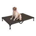 Veehoo Cooling Elevated Dog Bed, Portable Raised Pet Cot with Washable & Breathable Mesh, No-Slip Feet Durable Dog Cots Bed for Indoor & Outdoor Use, X Large, CWC1803-XL