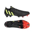 adidas Predator Edge. 1 Low Firm Ground Mens Soccer Cleat in Black, 5.5
