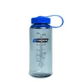 Nalgene Sustain Tritan BPA-Free Water Bottle Made with Material Derived from 50% Plastic Waste, 16 OZ, Wide Mouth,Grey