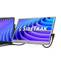 SideTrak Swivel 14'' Patented Attachable Portable Monitor for Laptop | FHD TFT USB Dual Screen Mac, PC & Chrome Compatible Fits All Laptops Powered by USB-C or Mini HDMI (Dark Gray), 14-inch