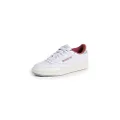 Reebok Women's Club C 85 Sneaker, White/Sedona Rose/Cold Grey, 8