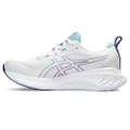 ASICS Women's Gel-Cumulus 25 Running Shoes, White/Gris Blue, 9