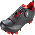 Fizik X5 Terra BOA MTB Shoes Black/Red 43.5