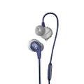 JBL Endurance Run Earbuds IPX5 Waterproof with 1 Button Remote Control, Magnetic, Blue