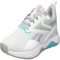 Reebok Nanoflex V2 LIP16 Men's Sneakers, Pure Grey/Footwear White/Classic Teal (GY6219), 7 US