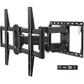 Mounting Dream Full Motion TV Wall Mount Swivel and Tilt for 42-70 Inch Flat Screen TVs, TV Mounts Bracket with Articulating Dual Arms,Max VESA 600x400mm, 100 lbs. Loading, Fits 16" Studs,MD2617