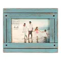 Prinz Homestead Distressed Wood Picture Frame, for 4x6 Photos, Wall or Tabletop Display, Blue
