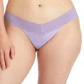 hanky panky, Eco Cotton One Size Low Rise Thong, Wisteria, One Size