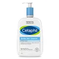 Cetaphil Gentle Skin Cleanser 1L Hydrating Face & Body Wash for Sensitive, Dry Skin, Soap-Free