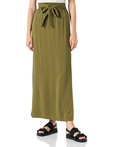 find. Women's Maxi Skirt, Summer, multicolor (khaki), Medium