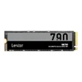 Lexar NM790 4TB PCIe Gen4x4 NVME M.2 SSD (LNM790X004T-RNNNG) / read up to 7400MB/s, write up to 6500MB/s, TBW : 3000TB,Black