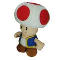 Nintendo Official Super Mario Toad Plush, 8"