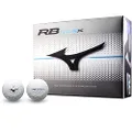 Mizuno 5NJBT84920 12P Golf Balls, RB, Tour X, 1 Dozen (Pack of 12), 4 Pieces, White