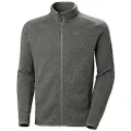 Helly-Hansen Mens Varde Fleece Jacket 2.0, 876 Concrete, Medium
