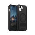 Rokform - iPhone 15 Case, Rugged Series, Magnetic iPhone 15 Cover with RokLock Twist Lock, Drop Tested Armor (Black)