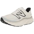New Balance Men's Fresh Foam X More V4 Running Shoe, White/Black Metallic/Black, 11.5